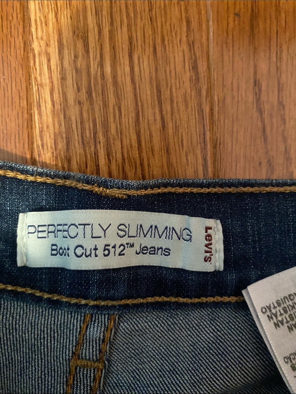 Levi's Dark Blue Wide Leg Jeans - Picture 2 of 5